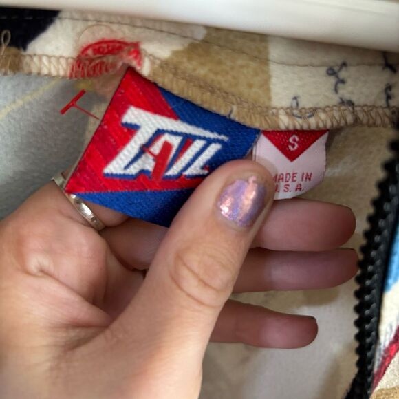 Colorful Graphic Bomber Jacket vintage TAIL golf graphics - Picture 5 of 6